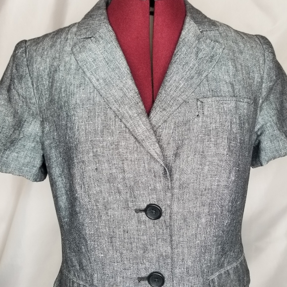 🍁3/$25 Banana Republic Short Sleeve Button Up Top - Picture 4 of 8